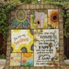 Vb Elephan Sunflower 2303 1 Quilt Blanket  Quilt